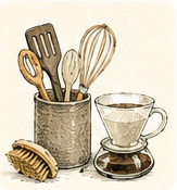 Ustensiles (cuisine, café…)
