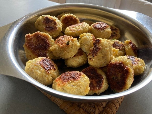 Croquettes de quinoa au chèvre frais