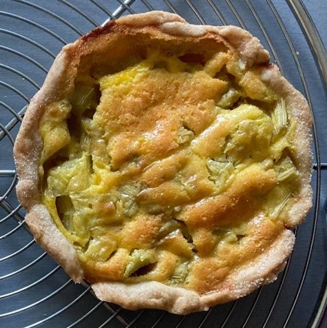 Tarte à la rhubarbe